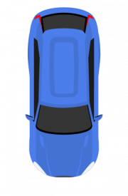 Blaues auto scroll